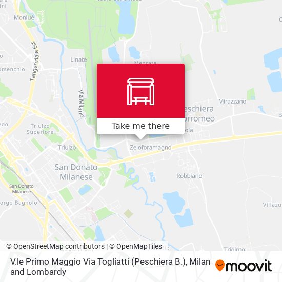 V.le Primo Maggio Via Togliatti (Peschiera B.) map