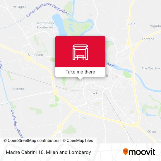 Madre Cabrini 10 map