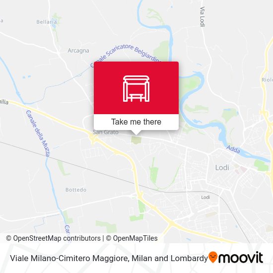 Viale Milano-Cimitero Maggiore map