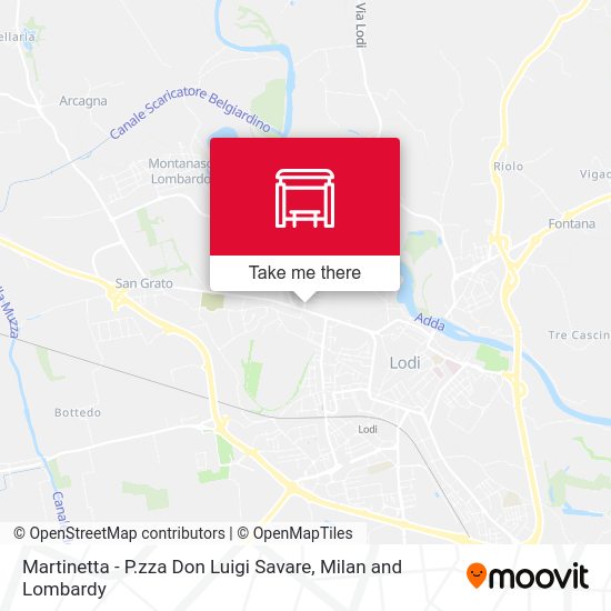 Martinetta - P.zza Don Luigi Savare map