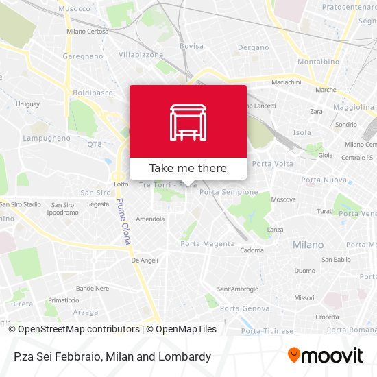 P.za Sei Febbraio map