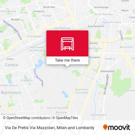 Via De Pretis Via Mazzolari map