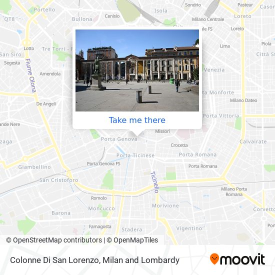 Colonne Di San Lorenzo map