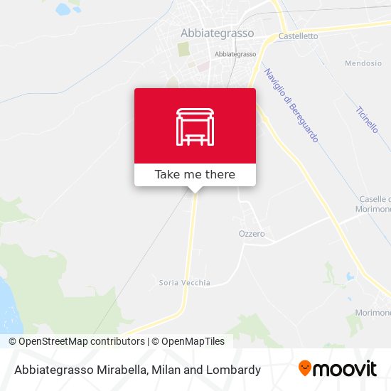 Abbiategrasso Mirabella map