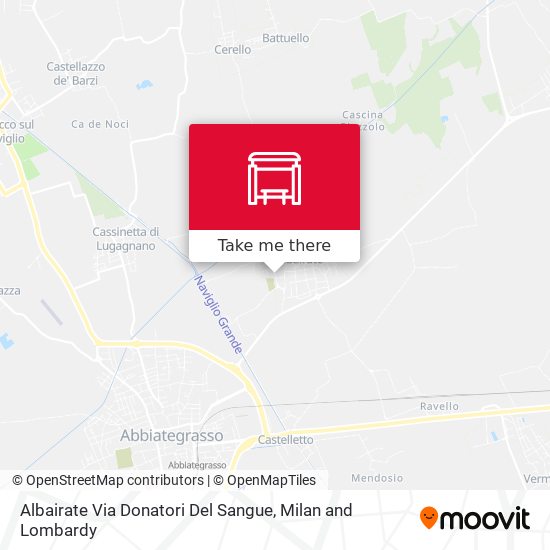 Albairate Via Donatori Del Sangue map