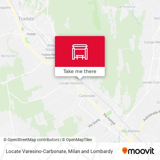 Locate Varesino-Carbonate map