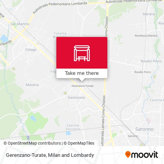 Gerenzano-Turate map