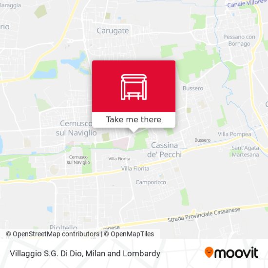 Villaggio S.G. Di Dio map