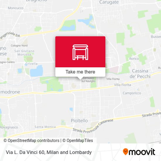 Via L. Da Vinci 60 map