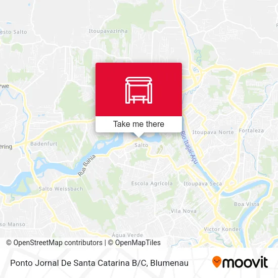 Ponto Jornal De Santa Catarina B / C map