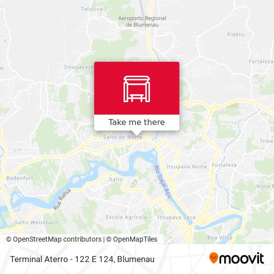 Terminal Aterro - 122 E 124 map
