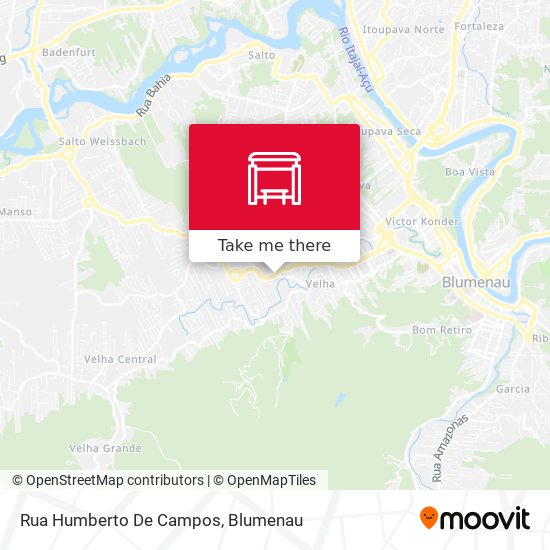 Rua Humberto De Campos map