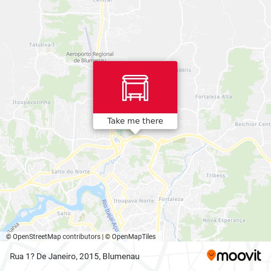 Rua 1? De Janeiro, 2015 map