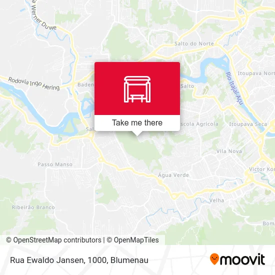 Rua Ewaldo Jansen, 1000 map