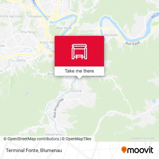 Terminal Fonte map
