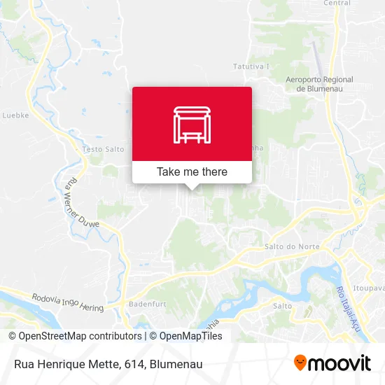Rua Henrique Mette, 614 map