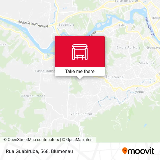 Rua Guabiruba, 568 map