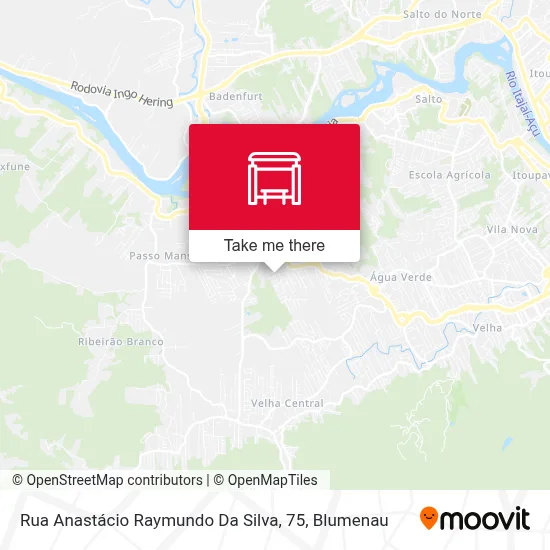 Rua Anastácio Raymundo Da Silva, 75 map