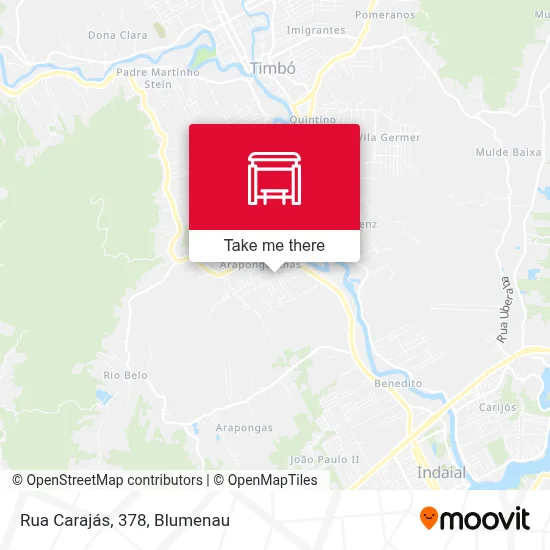 Rua Carajás, 378 map