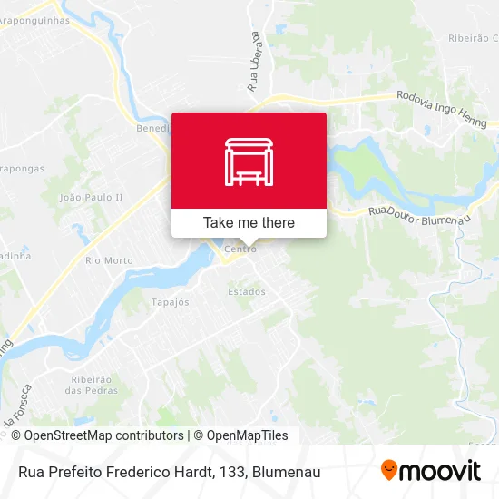 Rua Prefeito Frederico Hardt, 133 map