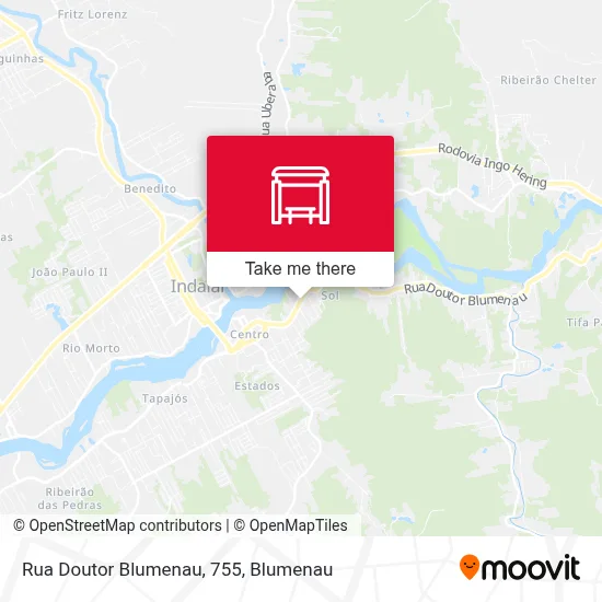 Rua Doutor Blumenau, 755 map