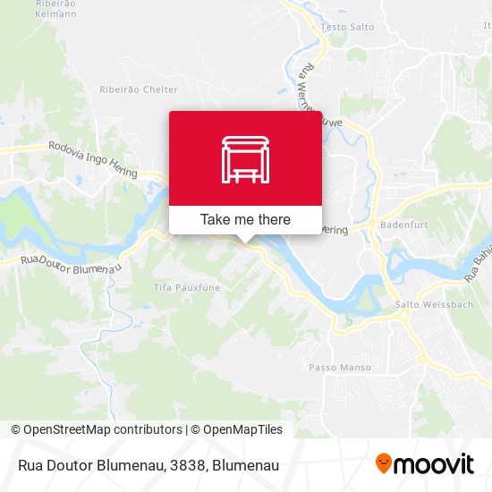 Mapa Rua Doutor Blumenau, 3838