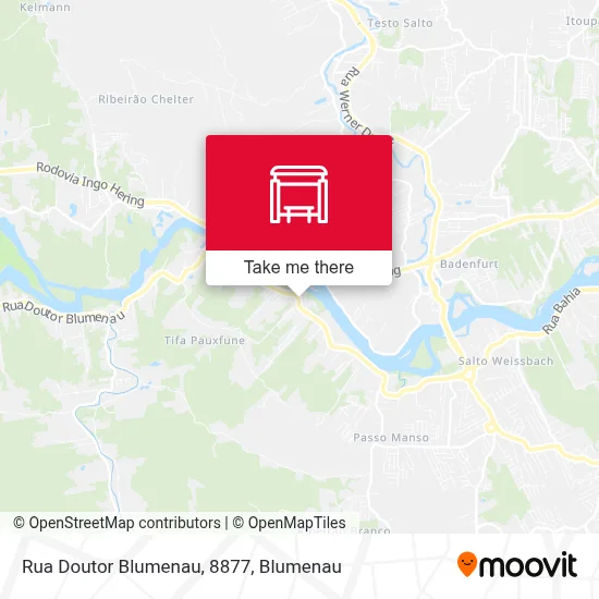 Rua Doutor Blumenau, 8877 map