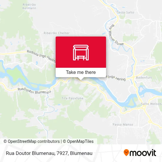 Rua Doutor Blumenau, 7927 map
