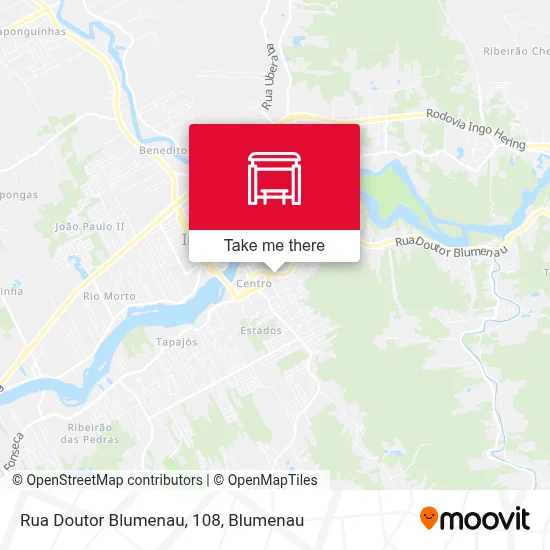 Rua Doutor Blumenau, 108 map