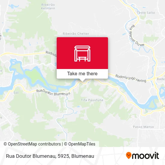 Rua Doutor Blumenau, 5925 map