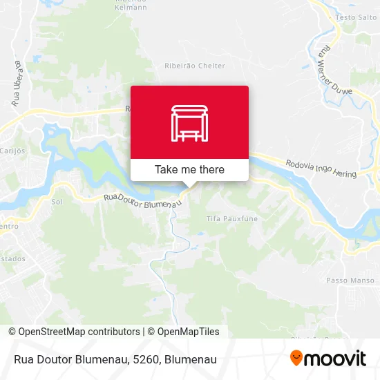 Rua Doutor Blumenau, 5260 map