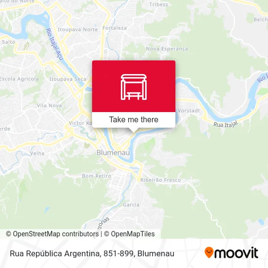 Rua República Argentina, 851-899 map