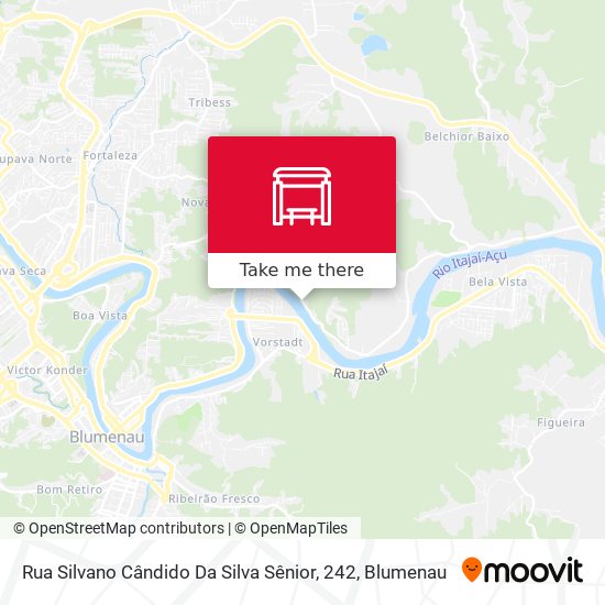 Rua Silvano Cândido Da Silva Sênior, 242 map