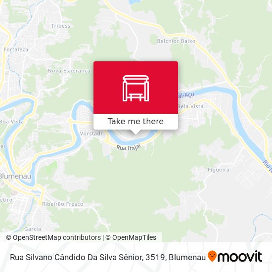 Rua Silvano Cândido Da Silva Sênior, 3519 map