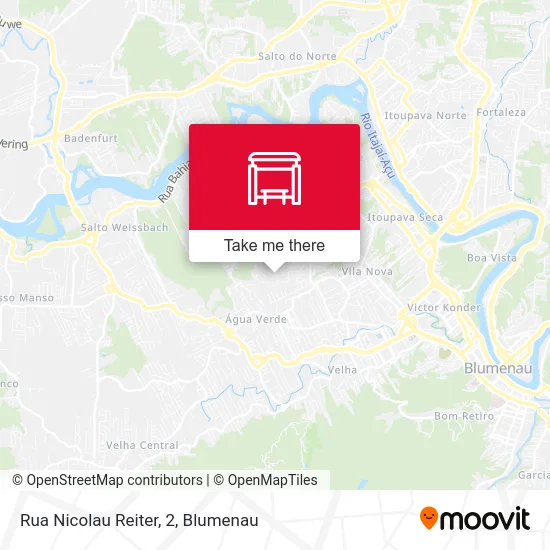 Rua Nicolau Reiter, 2 map