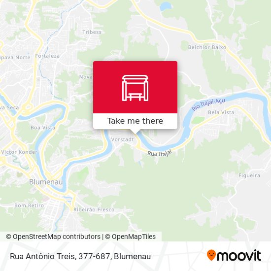 Rua Antônio Treis, 377-687 map
