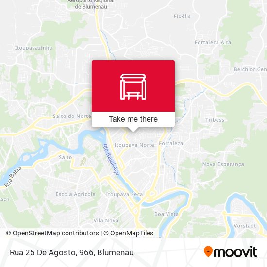 Mapa Rua 25 De Agosto, 966