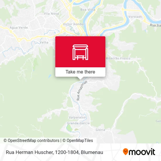 Rua Herman Huscher, 1200-1804 map