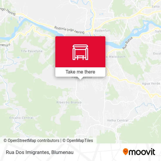 Rua Dos Imigrantes map