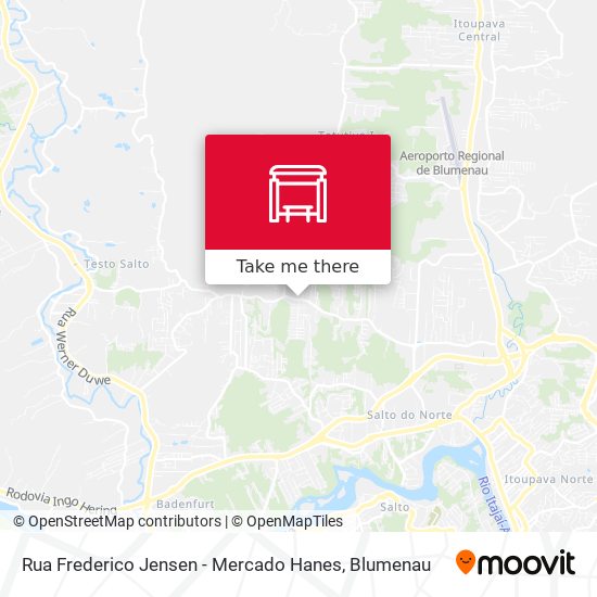 Rua Frederico Jensen - Mercado Hanes map