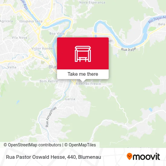 Rua Pastor Oswald Hesse, 440 map