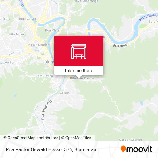 Rua Pastor Oswald Hesse, 576 map