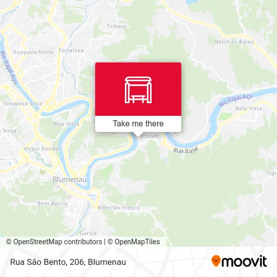 Rua São Bento, 206 map