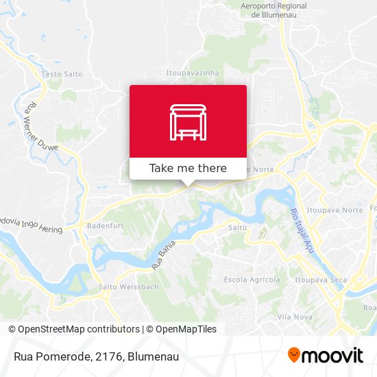 Rua Pomerode, 2176 map