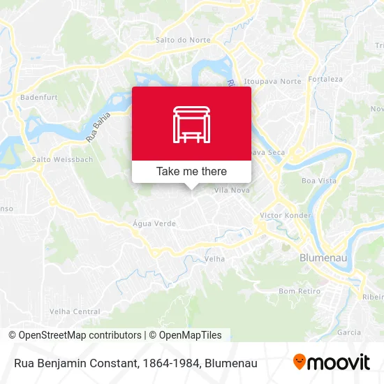 Rua Benjamin Constant, 1864-1984 map