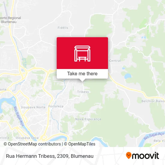 Rua Hermann Tribess, 2309 map