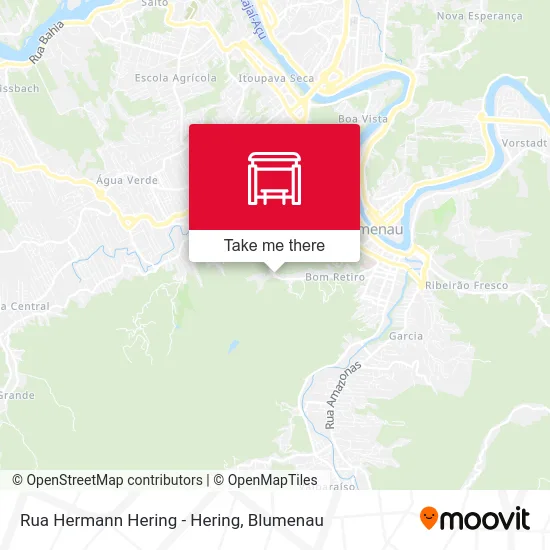 Rua Hermann Hering - Hering map