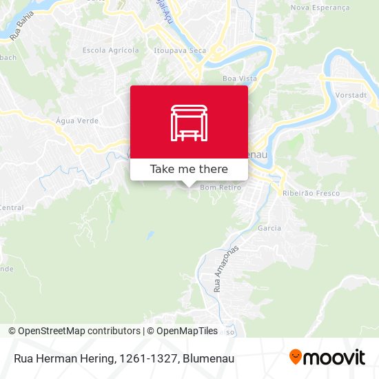 Rua Herman Hering, 1261-1327 map