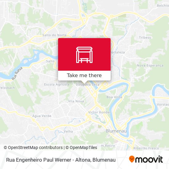Mapa Rua Engenheiro Paul Werner - Altona