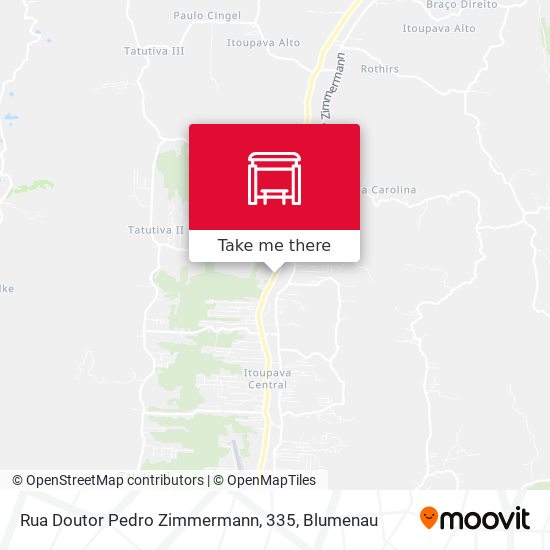 Rua Doutor Pedro Zimmermann, 335 map
